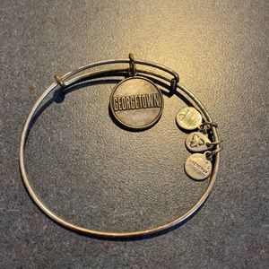 Alex and Ani Silver Bracelet Georgetown University